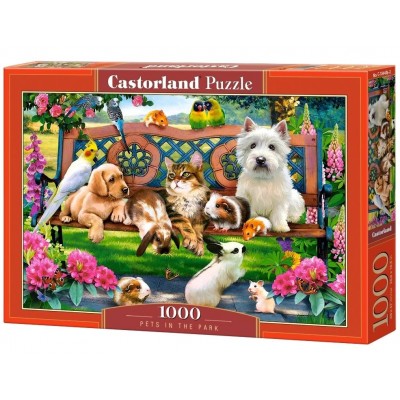 1000 PCS - PETS IN THE PARK - 68x47 CM - CASTORLAND